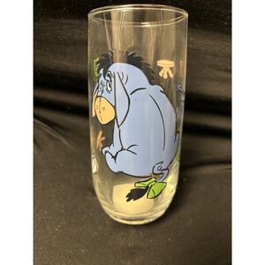 Disney Eeyore Smile and Get‎ It Over With Glass Tumbler Winnie the Pooh